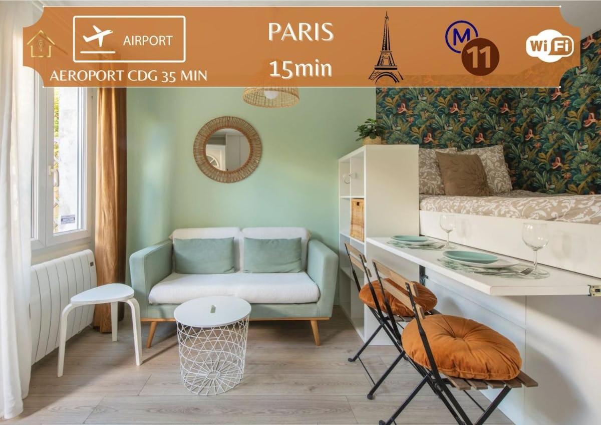 Benfleet 2 Cocooning Studio Proche Paris Romainville Kültér fotó